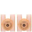 エルメス HERMES ポップアッシュ Hピアス ミニ ローズドラジェ×ピンクゴールド GP エナメル ピアス ローズゴールド金具 H型