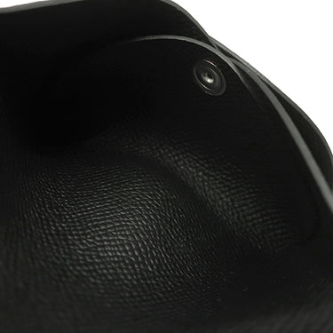 エルメス HERMES カルヴィ デュオ ブラック ヴォーエプソン カードケース シルバー金具 新品 未使用 黒