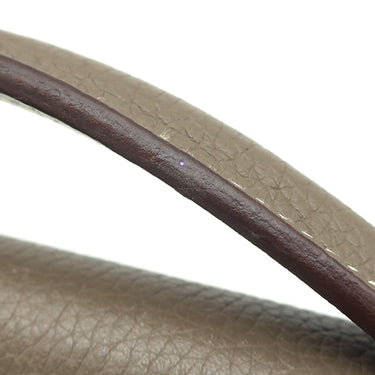 エルメス HERMES サックアデペッシュ 27 エトゥープ トゴ ビジネスバッグ シルバー金具 グレージュ ハンドバッグ