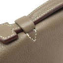 エルメス HERMES サックアデペッシュ 27 エトゥープ トゴ ビジネスバッグ シルバー金具 グレージュ ハンドバッグ