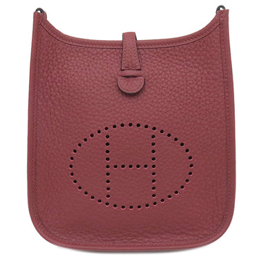 エルメス HERMES エヴリンTPM ルージュアッシュ トリヨンクレマンス ショルダーバッグ シルバー金具 新品 未使用 赤