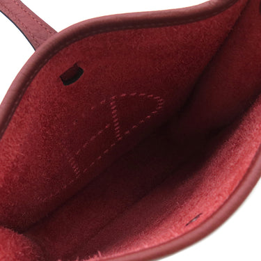 エルメス HERMES エヴリンTPM ルージュアッシュ トリヨンクレマンス ショルダーバッグ シルバー金具 新品 未使用 赤