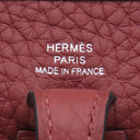 エルメス HERMES エヴリンTPM ルージュアッシュ トリヨンクレマンス ショルダーバッグ シルバー金具 新品 未使用 赤