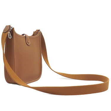 エルメス HERMES エヴリンTPM ゴールド トリヨンクレマンス ショルダーバッグ シルバー金具 新品 未使用 茶