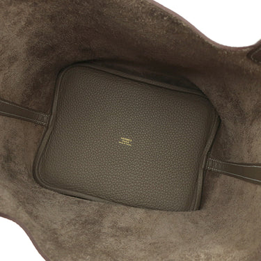 エルメス HERMES ピコタンロックMM  エトゥープ トリヨンクレマンス ハンドバッグ ゴールド金具 新品 未使用 グレージュ