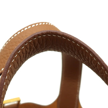 エルメス HERMES ピコタンロックPM ゴールド トリヨンクレマンス ハンドバッグ ゴールド金具 新品 未使用 茶