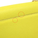 エルメス HERMES ヴェルーミニ ジョーヌシトロン シェーブル ショルダーバッグ ゴールド金具 黄