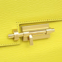 エルメス HERMES ヴェルーミニ ジョーヌシトロン シェーブル ショルダーバッグ ゴールド金具 黄