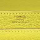 エルメス HERMES ヴェルーミニ ジョーヌシトロン シェーブル ショルダーバッグ ゴールド金具 黄