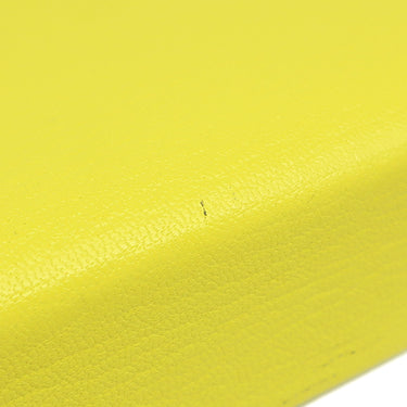 エルメス HERMES ヴェルーミニ ジョーヌシトロン シェーブル ショルダーバッグ ゴールド金具 黄