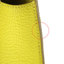 エルメス HERMES ヴェルーミニ ジョーヌシトロン シェーブル ショルダーバッグ ゴールド金具 黄