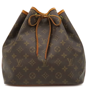 ルイヴィトン LOUIS VUITTON プチ ノエ M42226 モノグラム モノグラムキャンバス ショルダーバッグ ゴールド金具 茶