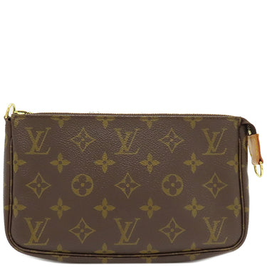 ルイヴィトン LOUIS VUITTON ポシェット アクセソワール M51980 モノグラム モノグラムキャンバス アクセサリーポーチ ゴールド金具 茶 ポーチ ハンドバッグ