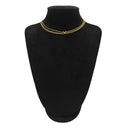 ルイヴィトン LOUIS VUITTON コリエ エセンシャル Vスキン M00635 ゴールド GP ネックレス