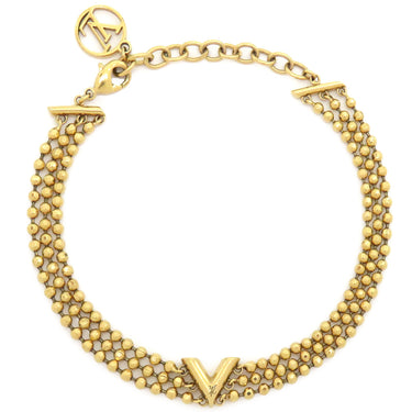 ルイヴィトン LOUIS VUITTON ブラスレ エセンシャル V スキン M00636 ゴールド GP ブレスレット
