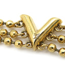 ルイヴィトン LOUIS VUITTON ブラスレ エセンシャル V スキン M00636 ゴールド GP ブレスレット