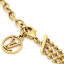 ルイヴィトン LOUIS VUITTON ブラスレ エセンシャル V スキン M00636 ゴールド GP ブレスレット