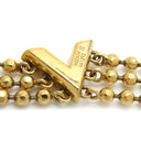 ルイヴィトン LOUIS VUITTON ブラスレ エセンシャル V スキン M00636 ゴールド GP ブレスレット