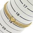 ルイヴィトン LOUIS VUITTON ブラスレ エセンシャル V スキン M00636 ゴールド GP ブレスレット