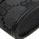 バレンシアガ BALENCIAGA BALENCIAGA × GUCCI ザ ハッカー プロジェクト 680130 ブラック キャンバス レザー ショルダーバッグ シルバー金具 グッチコラボ ミニバッグ 黒