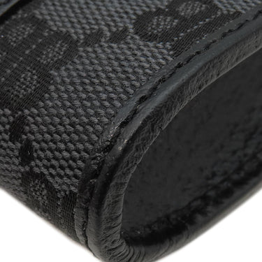 バレンシアガ BALENCIAGA BALENCIAGA × GUCCI ザ ハッカー プロジェクト 680130 ブラック キャンバス レザー ショルダーバッグ シルバー金具 グッチコラボ ミニバッグ 黒