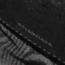 バレンシアガ BALENCIAGA BALENCIAGA × GUCCI ザ ハッカー プロジェクト 680130 ブラック キャンバス レザー ショルダーバッグ シルバー金具 グッチコラボ ミニバッグ 黒