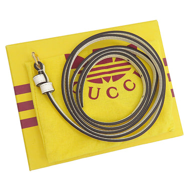 グッチ GUCCI adidas コラボ ホースビット 702248 ホワイト×ブラック レザー 二つ折り財布 ゴールド金具 白 黒 アディダス ショルダーウォレット 新品 未使用