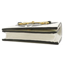 グッチ GUCCI adidas コラボ ホースビット 702248 ホワイト×ブラック レザー 二つ折り財布 ゴールド金具 白 黒 アディダス ショルダーウォレット 新品 未使用