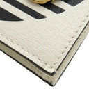 グッチ GUCCI adidas コラボ ホースビット 702248 ホワイト×ブラック レザー 二つ折り財布 ゴールド金具 白 黒 アディダス ショルダーウォレット 新品 未使用