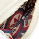 グッチ GUCCI adidas コラボ ホースビット 702248 ホワイト×ブラック レザー 二つ折り財布 ゴールド金具 白 黒 アディダス ショルダーウォレット 新品 未使用