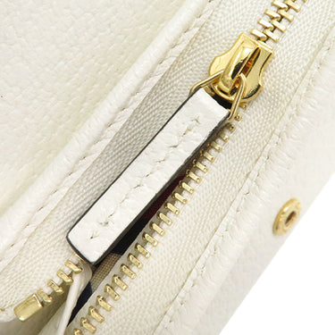 グッチ GUCCI adidas コラボ ホースビット 702248 ホワイト×ブラック レザー 二つ折り財布 ゴールド金具 白 黒 アディダス ショルダーウォレット 新品 未使用