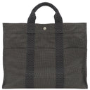 エルメス HERMES エールライントート MM  グレー キャンバス トートバッグ シルバー金具 鍵・カデナ欠品