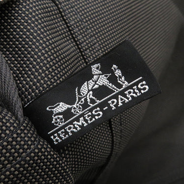 エルメス HERMES エールライントート MM  グレー キャンバス トートバッグ シルバー金具 鍵・カデナ欠品