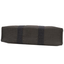 エルメス HERMES エールライントート MM  グレー キャンバス トートバッグ シルバー金具 鍵・カデナ欠品