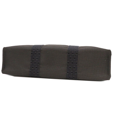 エルメス HERMES エールライントート MM  グレー キャンバス トートバッグ シルバー金具 鍵・カデナ欠品