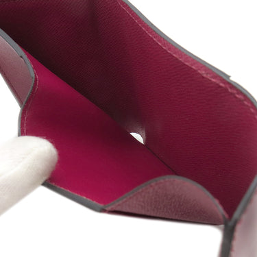 ルイヴィトン LOUIS VUITTON ポルトフォイユ ゾエ M62932 フューシャ モノグラムキャンバス レザー 三つ折り財布 ゴールド金具 茶