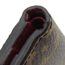 ルイヴィトン LOUIS VUITTON ポルトフォイユ ゾエ M62932 フューシャ モノグラムキャンバス レザー 三つ折り財布 ゴールド金具 茶