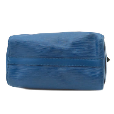 ルイヴィトン LOUIS VUITTON スピーディ25 M43015 トレドブルー エピレザー ハンドバッグ ゴールド金具 青 ボストンバッグ 鍵/パドロック欠品