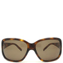 ブルガリ BVLGARI ブルガリブルガリ 63□16 ブラウン プラスチック サングラス ゴールド金具 茶