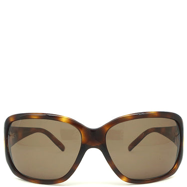 ブルガリ BVLGARI ブルガリブルガリ 63□16 ブラウン プラスチック サングラス ゴールド金具 茶