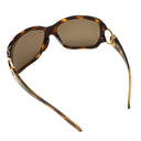 ブルガリ BVLGARI ブルガリブルガリ 63□16 ブラウン プラスチック サングラス ゴールド金具 茶