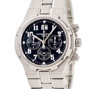 腕時計 ヴァシュロン・コンスタンタン VACHERON CONSTANTIN オーヴァーシーズ クロノグラフ 49140/423A-8886 自動巻き メンズ ブラック デイト
