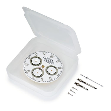 ロレックス ROLEX 純正 デイトナ 534091 116520用 ダイアル ホワイト ステンレススチール 腕時計パーツ 替え 文字盤 ホワイト 三針 クロノグラフ針 セット 交換 トリチウム