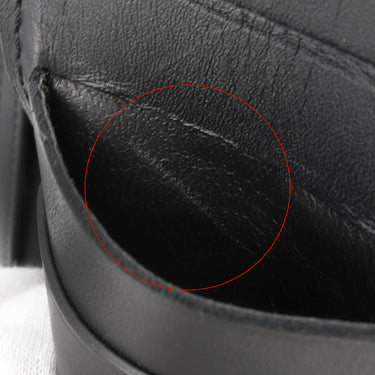 ベルルッティ BERLUTI サンタル ダークブラウン ヴェネチアンスクリットレザー 長財布 シルバー金具 黒 カリグラフィ 二つ折り