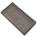 ベルルッティ BERLUTI サンタル ダークブラウン ヴェネチアンスクリットレザー 長財布 シルバー金具 黒 カリグラフィ 二つ折り