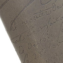 ベルルッティ BERLUTI サンタル ダークブラウン ヴェネチアンスクリットレザー 長財布 シルバー金具 黒 カリグラフィ 二つ折り