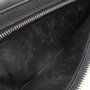 ベルルッティ BERLUTI サンタル ダークブラウン ヴェネチアンスクリットレザー 長財布 シルバー金具 黒 カリグラフィ 二つ折り