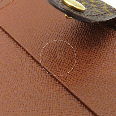ルイヴィトン LOUIS VUITTON コンパクトジップ M61667 モノグラム モノグラムキャンバス 二つ折り財布 ゴールド金具 茶