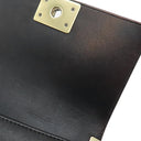 シャネル CHANEL モザイク ボーイシャネル A67085 ボルドー レザー ショルダーバッグ ヴィンテージ金具 タイルデザイン