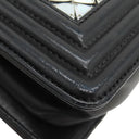 シャネル CHANEL モザイク ボーイシャネル A67085 ボルドー レザー ショルダーバッグ ヴィンテージ金具 タイルデザイン